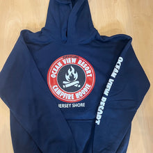 Load image into Gallery viewer, Youth Campfire hoodie (2 dif. colors avail.- pink &amp; blue)
