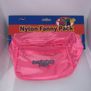 Pink Nylon Fanny Pack